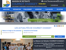 Tablet Screenshot of cournot-changey.com
